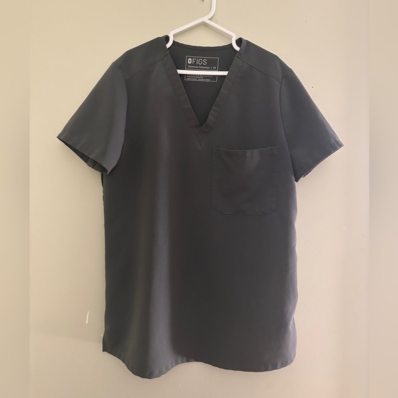 Figs matching set: XS Catarina top and Small Petite high waisted Zamora pants - Picture 2 of 3